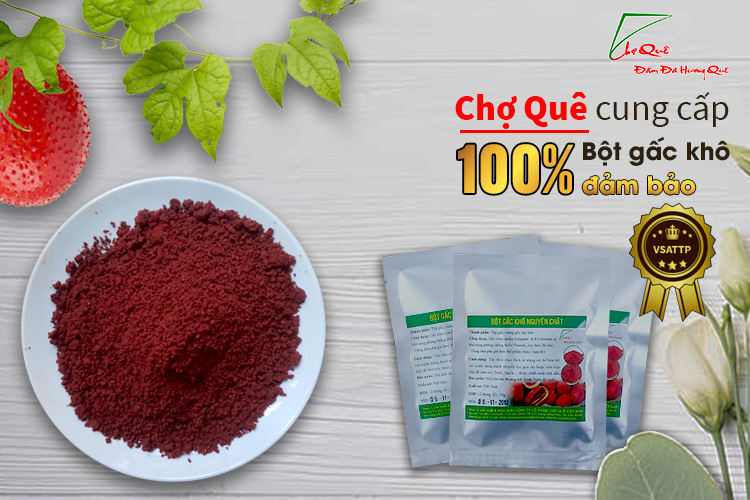 bột gấc khô
